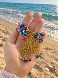 Handmade agate bracelet and ring