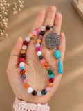 Handmade agate rosary