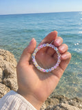 Beaded rubber bracelet
