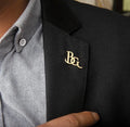 Nickel-plated lapel pin