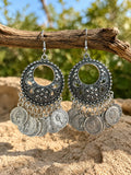 Nickel-chrome earrings